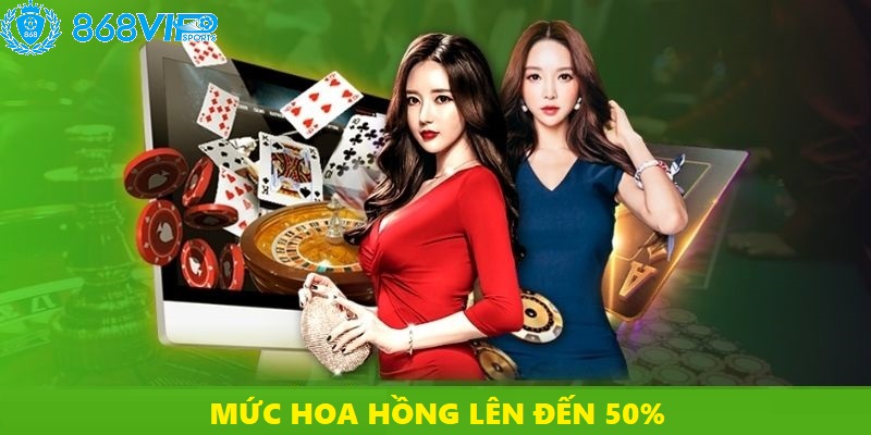 Mức hoa hồng anh em được hưởng lên đến 50%